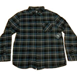 O'Neill Redmond Plaid Flannel Standard Fit Long Sleeve Size XXL
